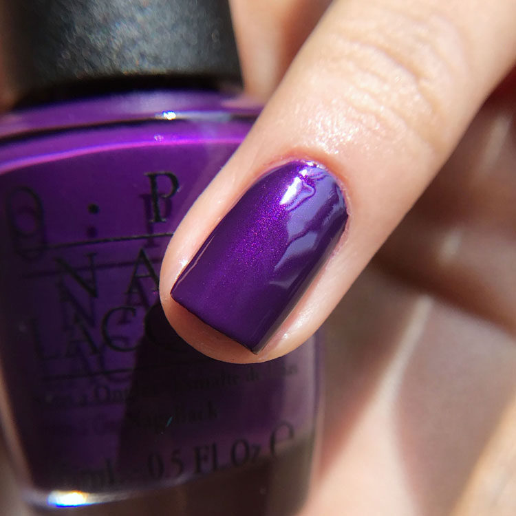 美国正品opi指甲油紫色指甲油2018年流行色薰衣草淡紫珠光深紫