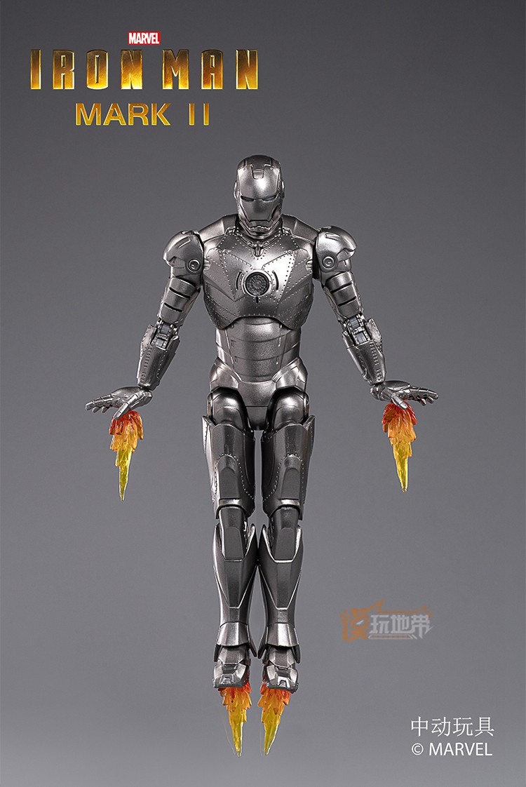 现货中动漫威钢铁侠mk2mk85格纳周年纪念可动成品手办