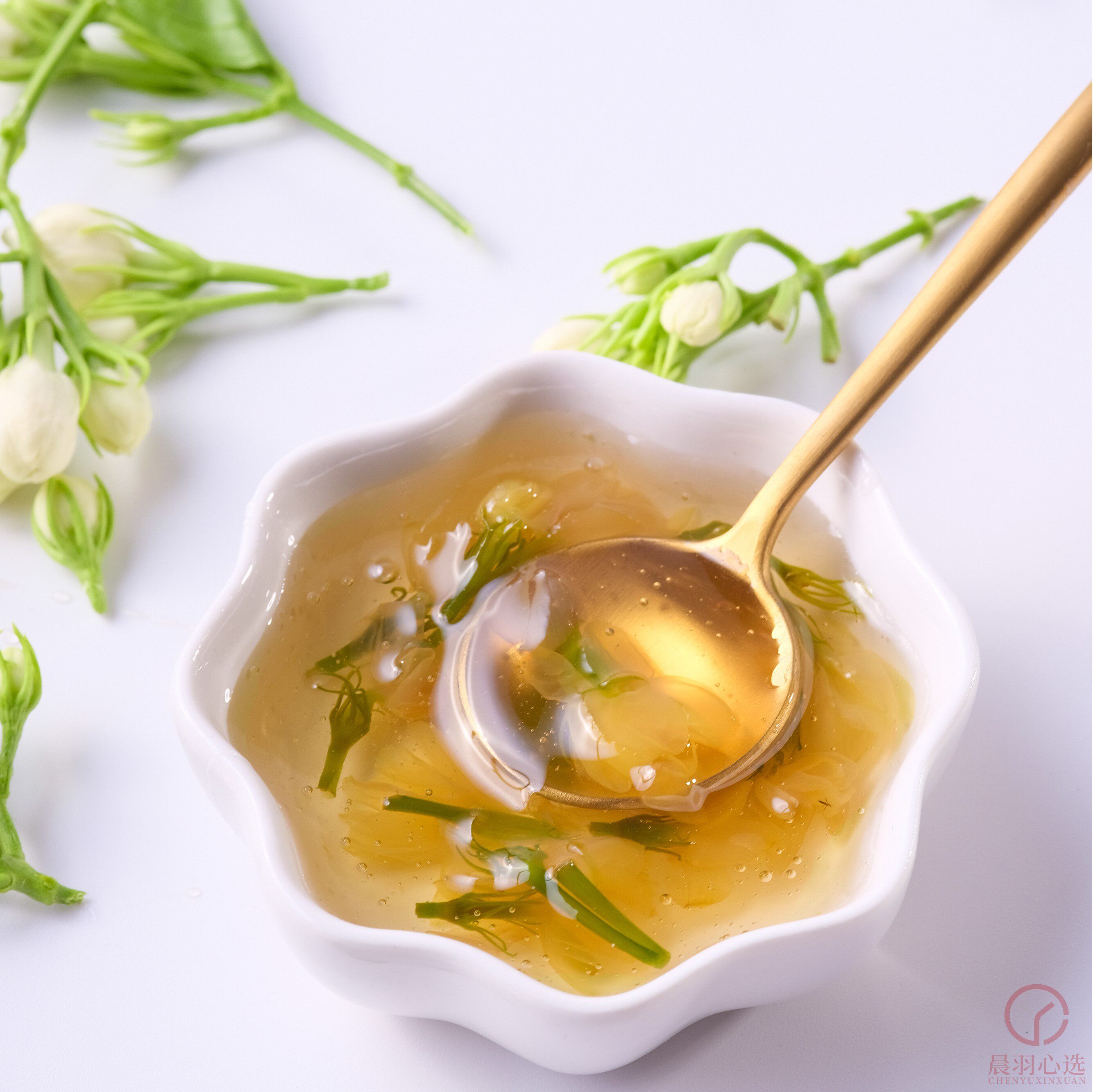 晨羽心选清蕴茉莉花露仙客桂花露蜂蜜鲜花扶贫助农重庆云阳0添加
