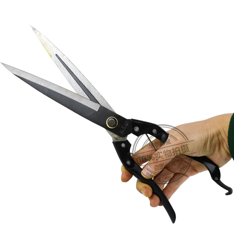 张三新黑金刚羊毛剪 加长手动剪刀 绵羊用剪刀 山羊剪毛刀包邮