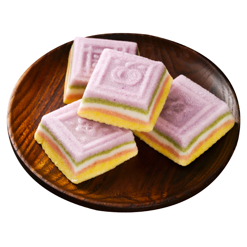 篁记蔬果彩虹尺糕多宝嘉兴特产非遗美食手工传统中式糕点