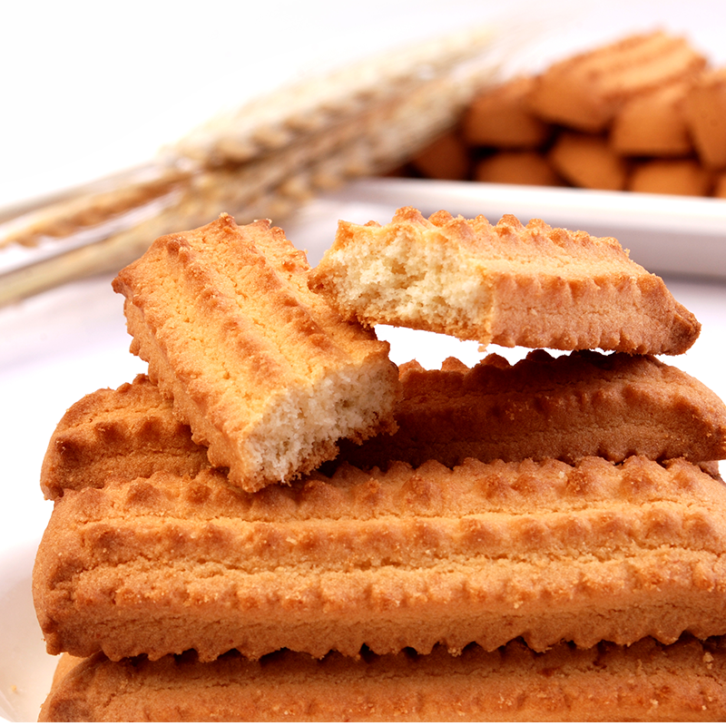 包邮俄罗斯原装装进口红丝带玉米手指酥饼饼干酥性饼干