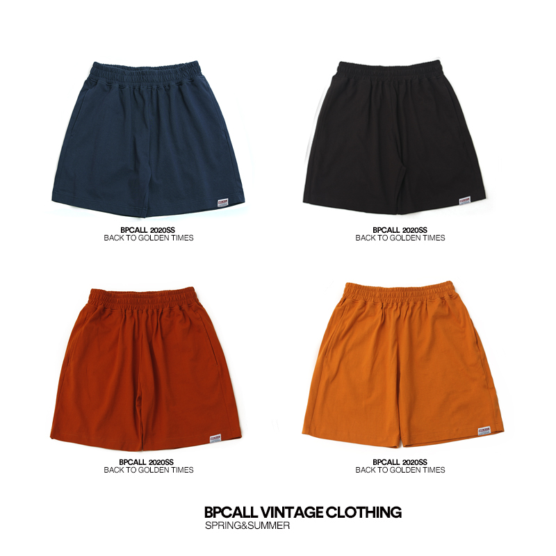 BPCALL20SS人人都该拥有的性价比居家宽松亲肤纯棉大短裤男女款