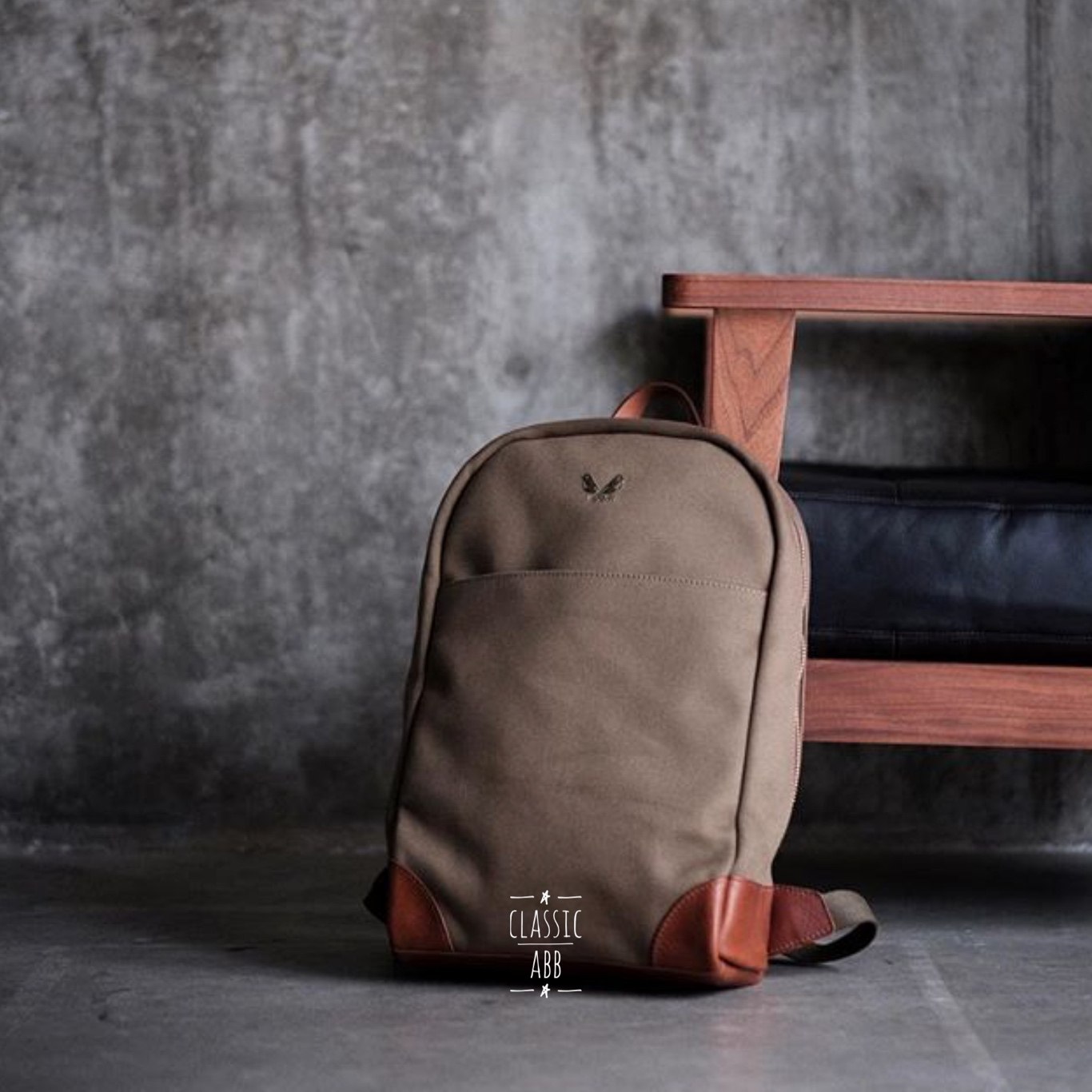 现货 英国产 bennett winch 手工制作双肩背包 private white搭配-mc