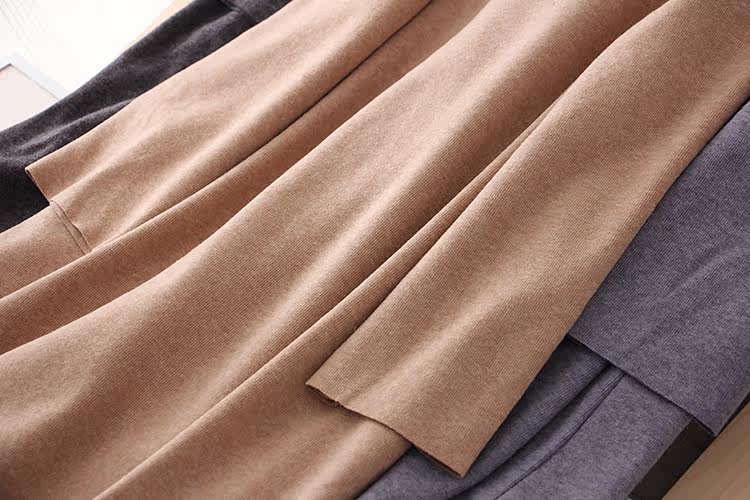 秋冬女装简约气质柔软触感瘦小高领连衣裙