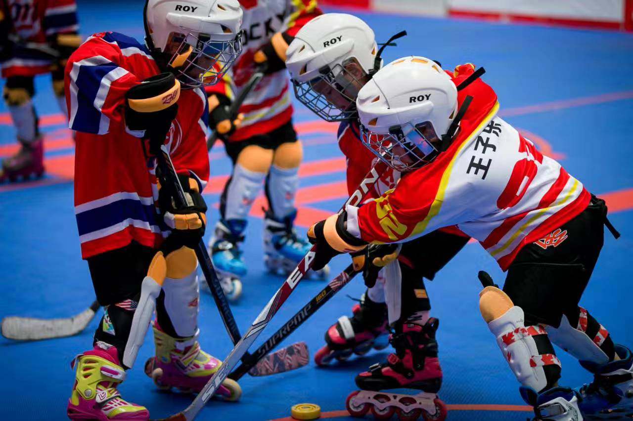 台湾乐依儿童青少年冰上陆地旱地冰球曲棍球轮滑冰球杆