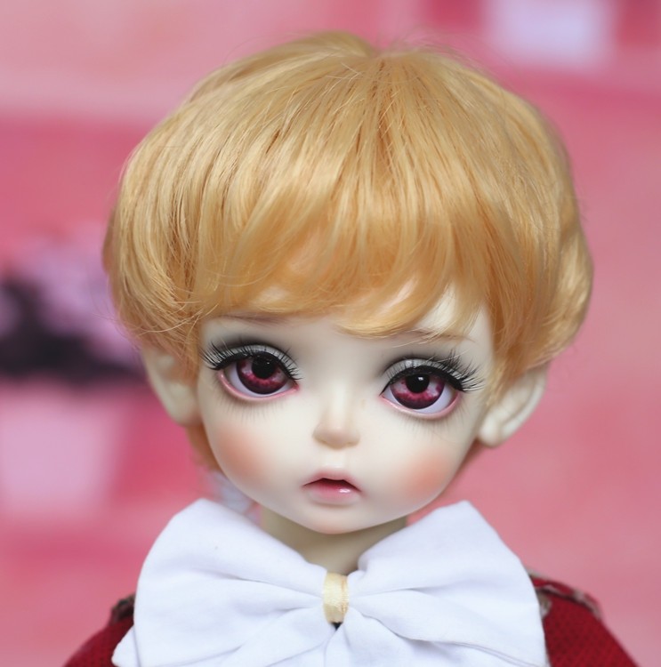 假发蝴蝶梦bjdsd娃娃短发6分4分3分微卷正太bjd娃娃