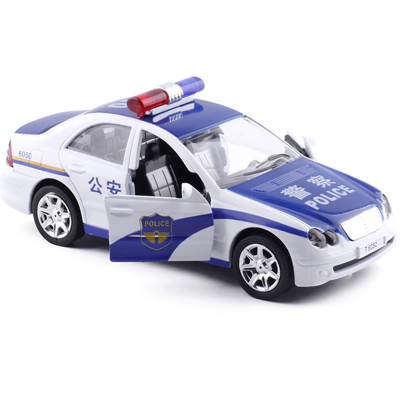 蒂雅多1:32 合金警车公安车特警110消防车119火警小汽车模型玩具