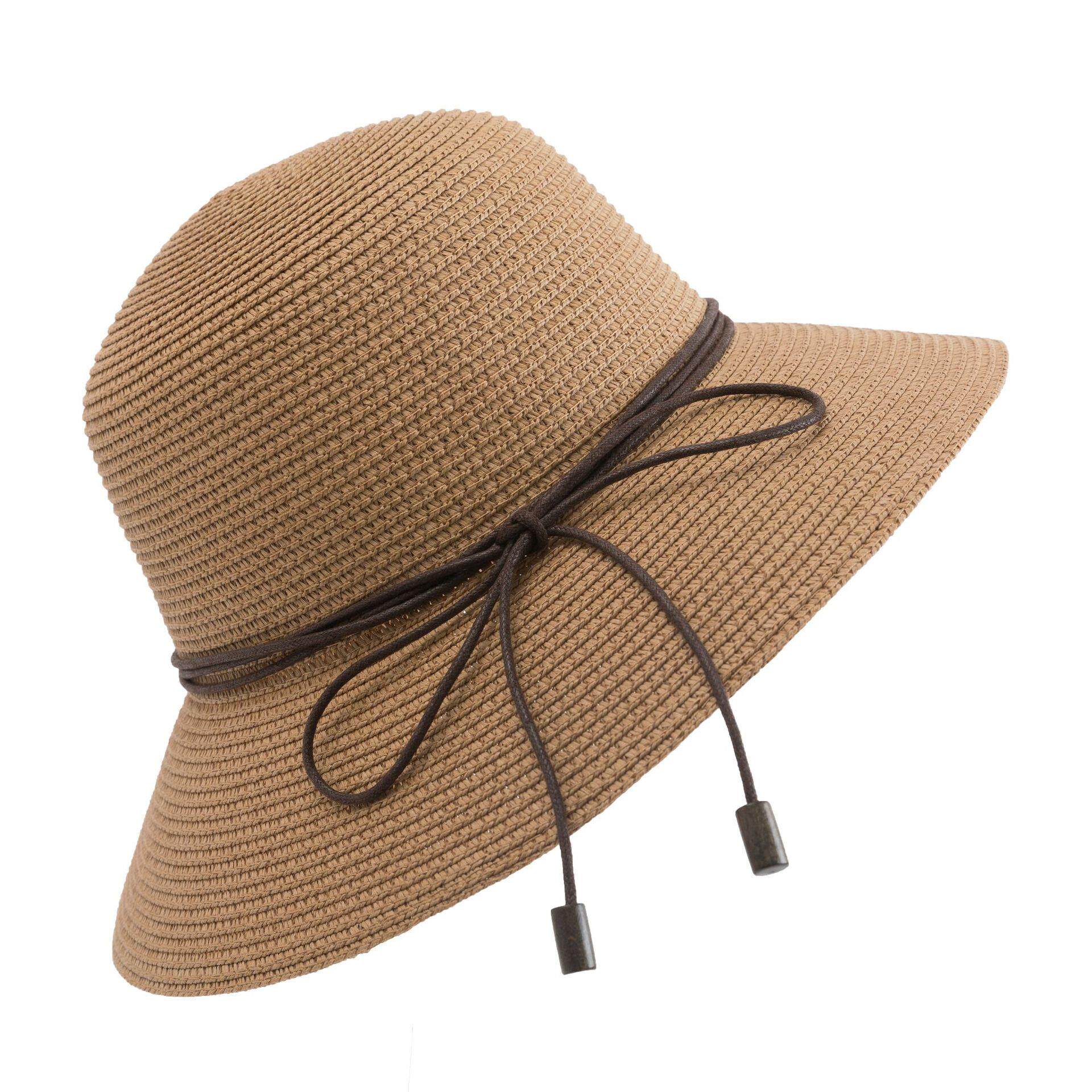 沙滩帽子草帽夏天小清新可折叠防晒遮阳帽2020新款帽子