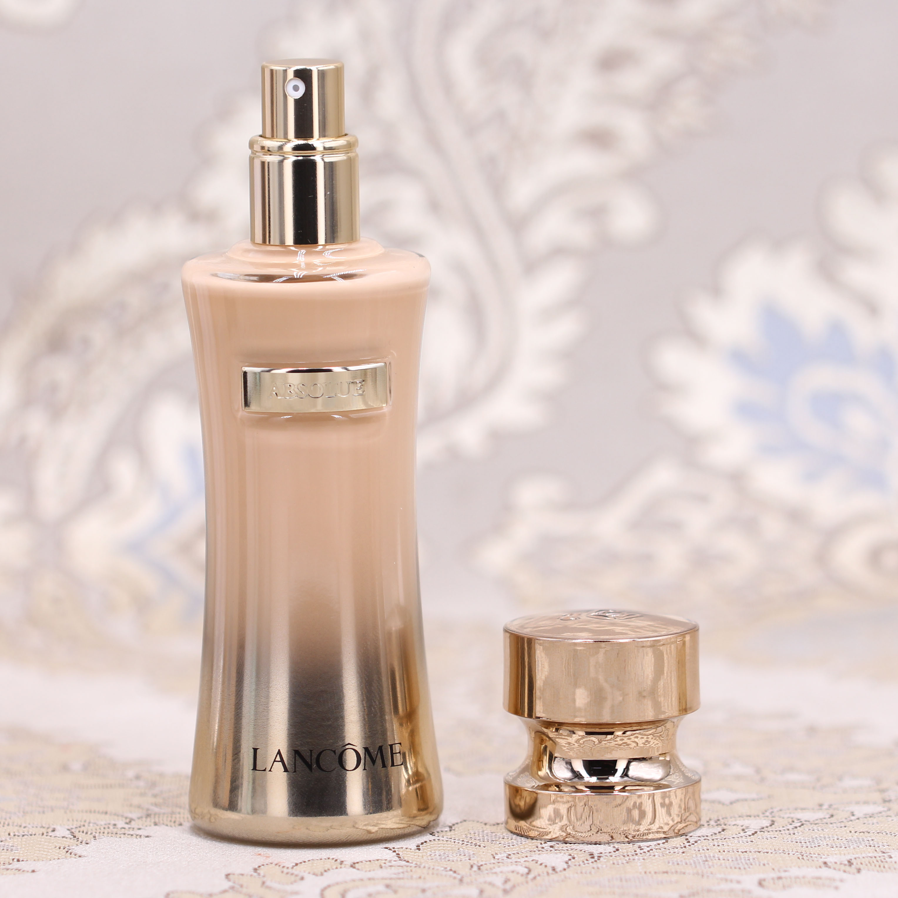 lancome兰蔻菁纯精华臻颜粉底液35ml 持妆持久遮瑕 100新款现货