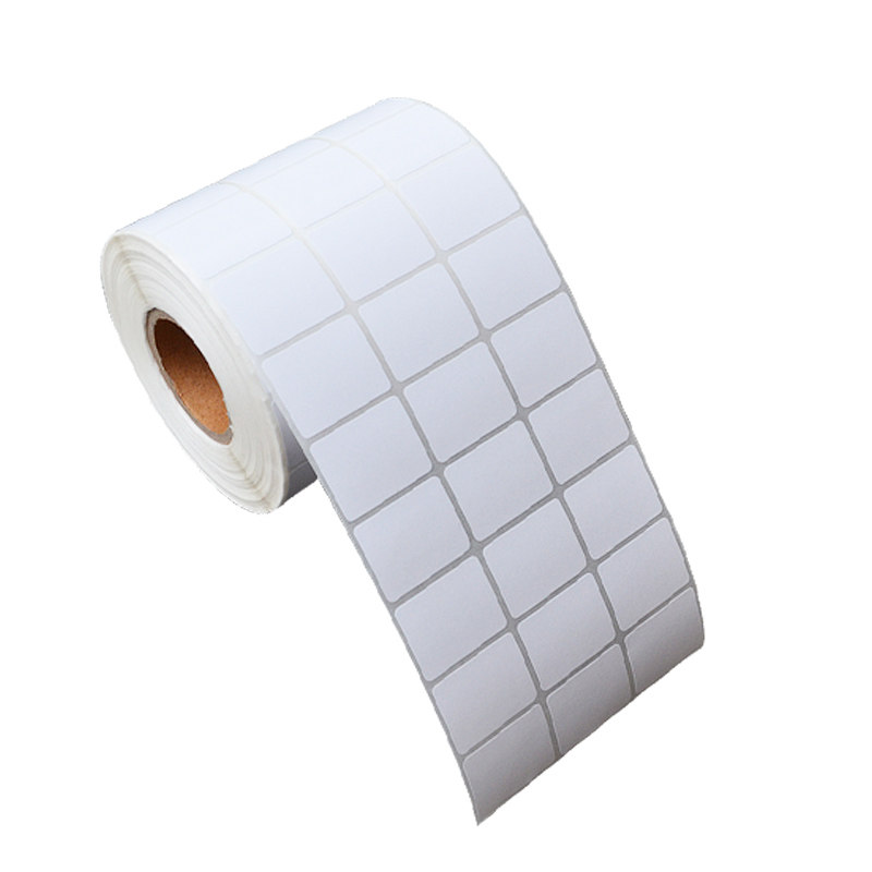 不干胶铜版纸标签贴纸空白条码打印纸10000张3排标签打印纸