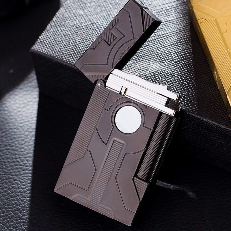 calories卡路朗声打火机充气个性创意定制钢侠朗声机充气打火机