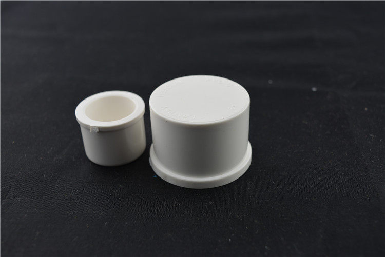 联塑upvc管自自来水给水管白色塑料堵帽塞管堵头upvc管