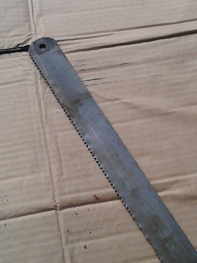 二手锋钢锯条 钢锯条 硬度高 锋钢锯条 本溪 整体全锋钢 diy刀具