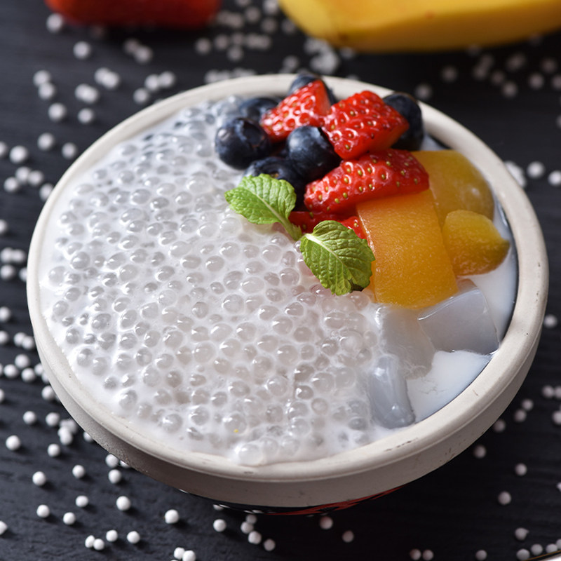 泰国进口水妈妈白西米500g*5包小西米椰浆西米露水晶粽子奶茶甜点