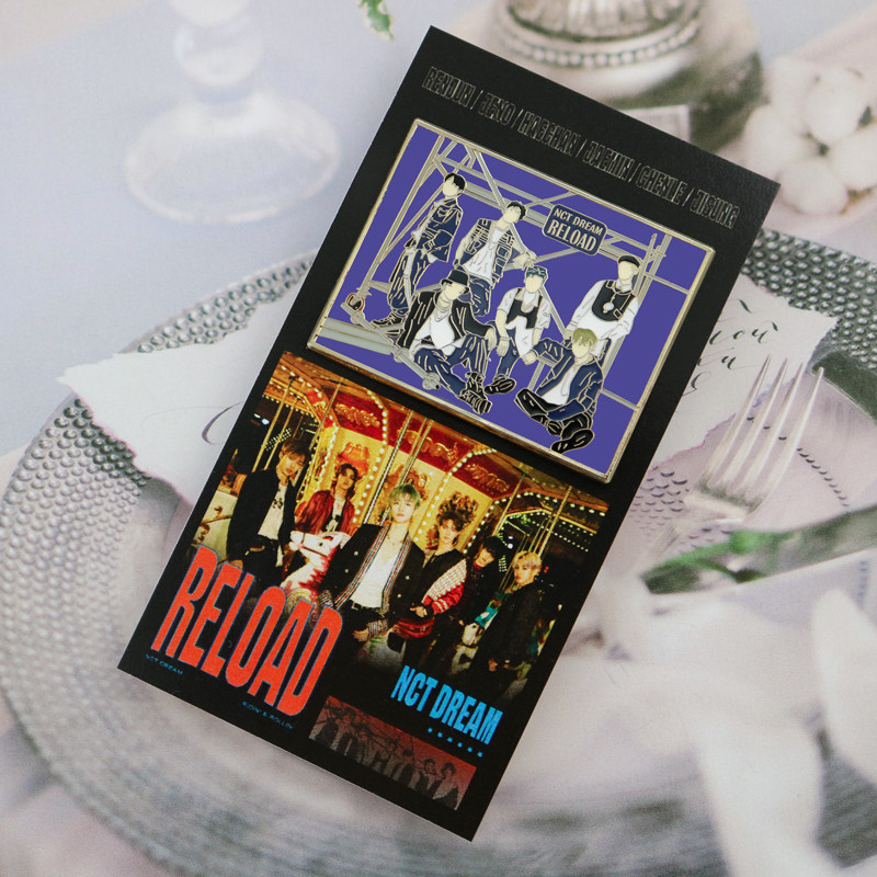 nctdream梦队周边reload专辑金属徽章胸针饰品胸针