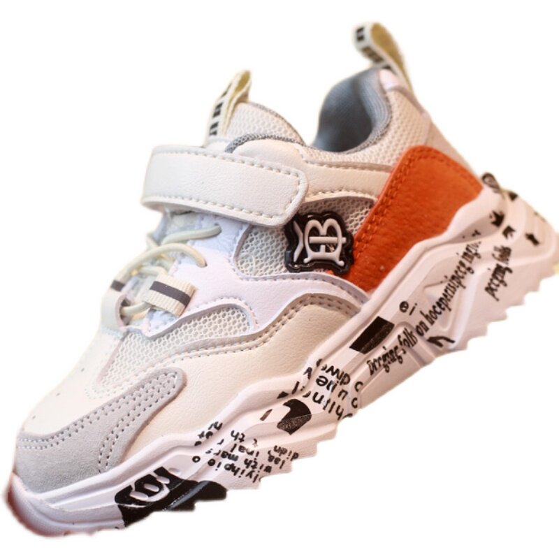 特价黄蜂比奇童鞋春秋男女女童轻便儿童运动鞋真皮运动鞋