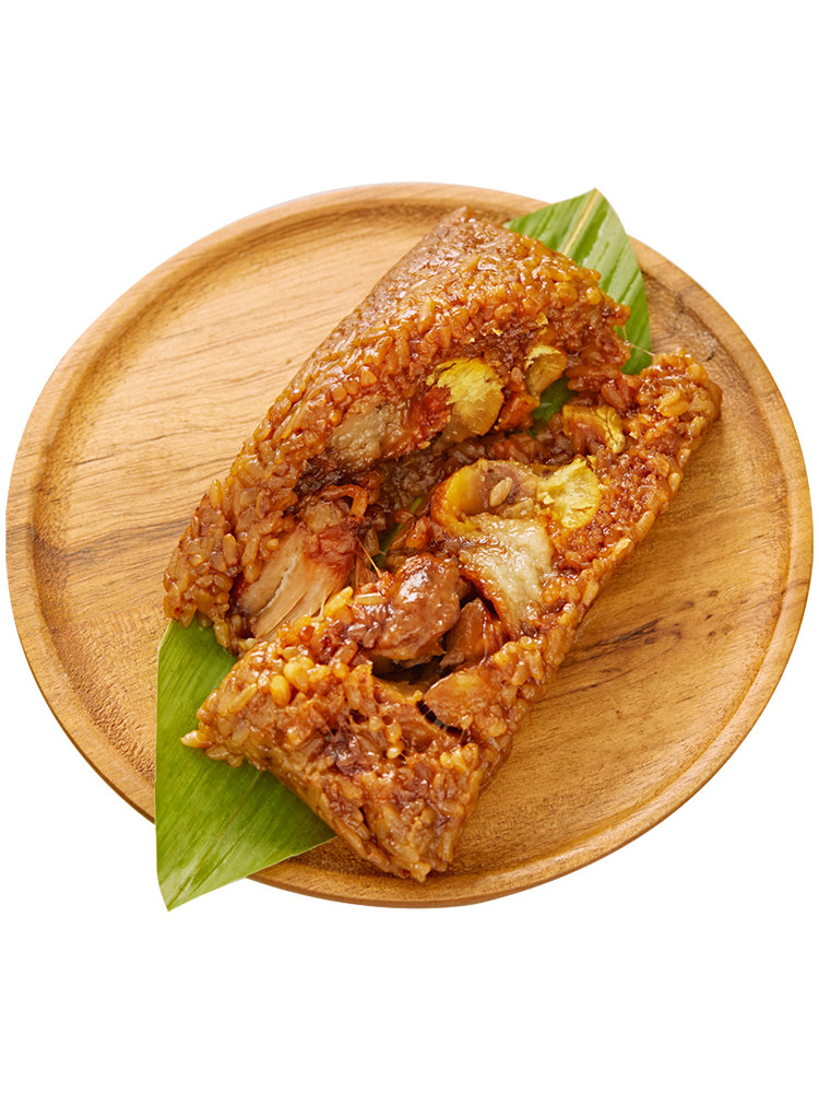 浙江湖州国芳粽子板栗肉粽6新鲜现做8只湖州特产纯手工散装包邮