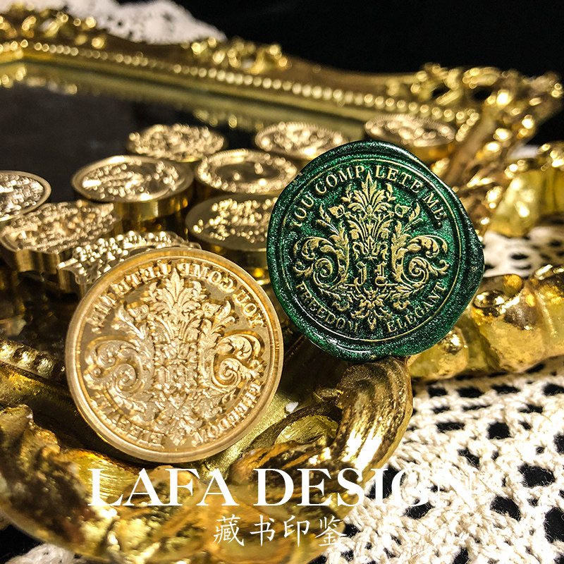 火漆印章lafa圣母玛丽亚之泪鸢尾尾花请柬封蜡成品印章