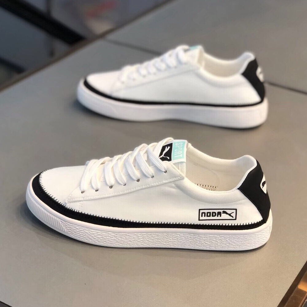 精神小伙夏季时尚潮流爆款帆布鞋子透气百搭运动网红同款潮鞋板鞋