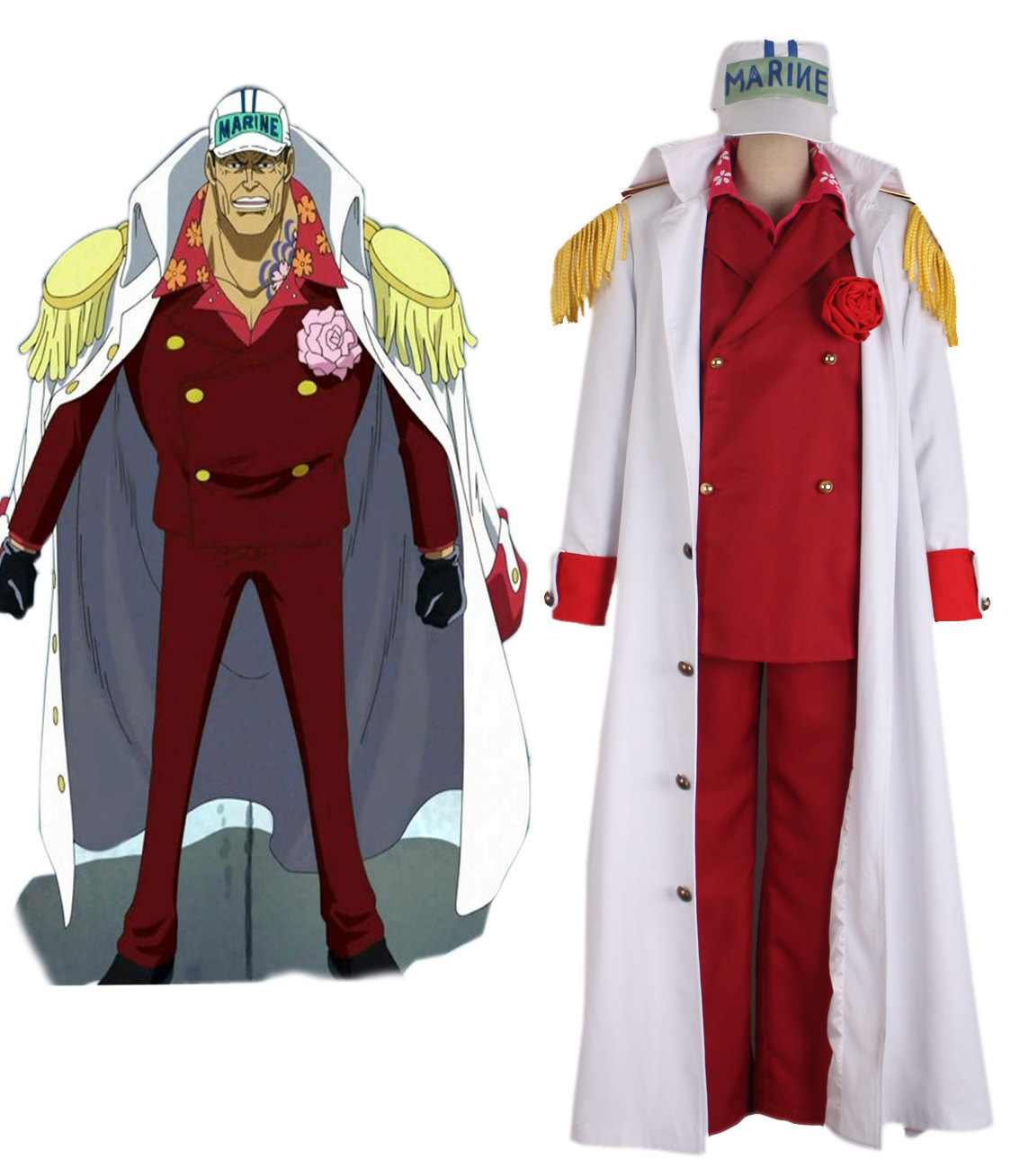 海贼王海军三上上将赤犬卡斯基装动漫cosplay男装cosplay男装