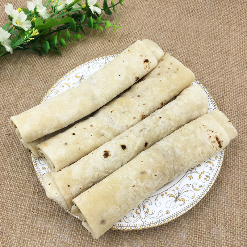 山东特产手工单饼卷饼烙馍吊饼煎饼枣庄滕州手抓饼