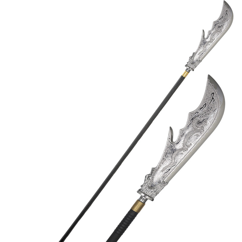 新台湾关刀道具兵器无刃长矛长枪练习长刀偃月更多武术装备