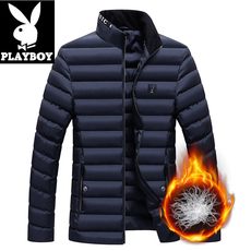 Playboy down jacket men's autumn and winter 2019 new Korean Trend thickened thin winter coat men Playboy down jacket men's autumn and winter 2019 new Korean Trend thickened thin winter coat men
