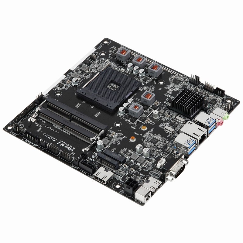 主板华擎a320tmitxdc供电m.2接口主板