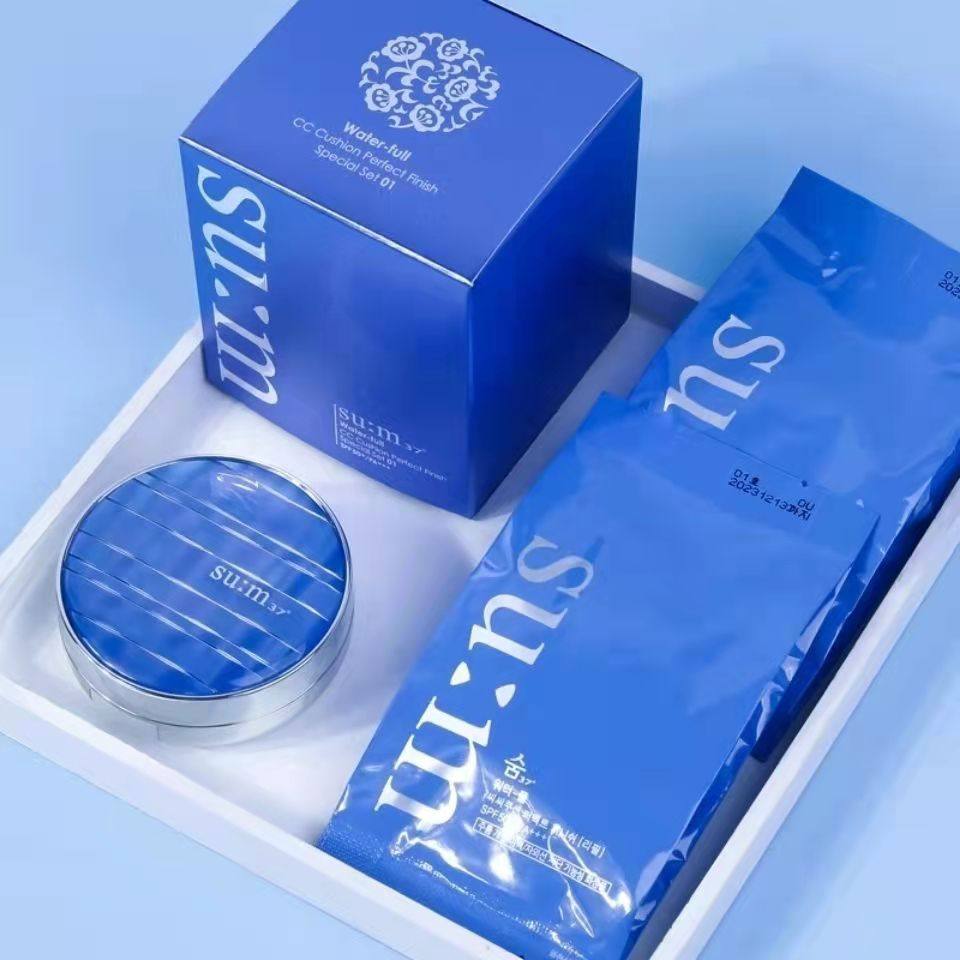 韩国呼吸苏秘孕妇37度气垫cc防晒小样养肤粉饼