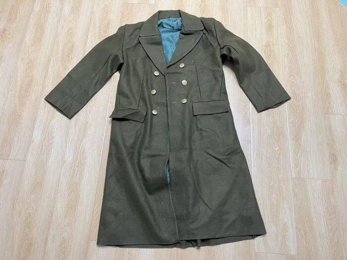 大衣老炮马裤将校呢子陆款黄呢子同款80年代老货军迷大衣