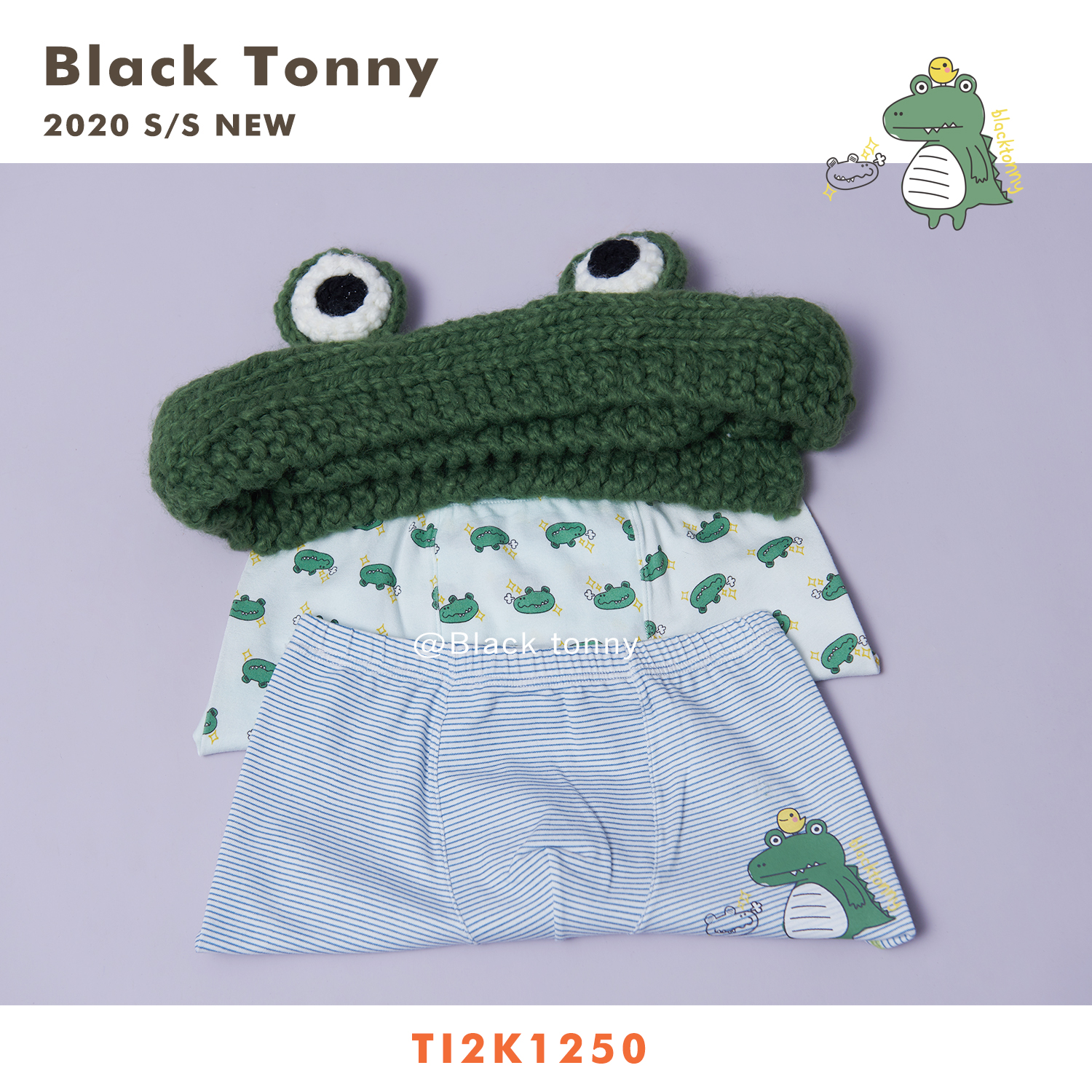 内裤小黑托昵托尼男童莫代尔平角儿童四角小男孩少年内裤