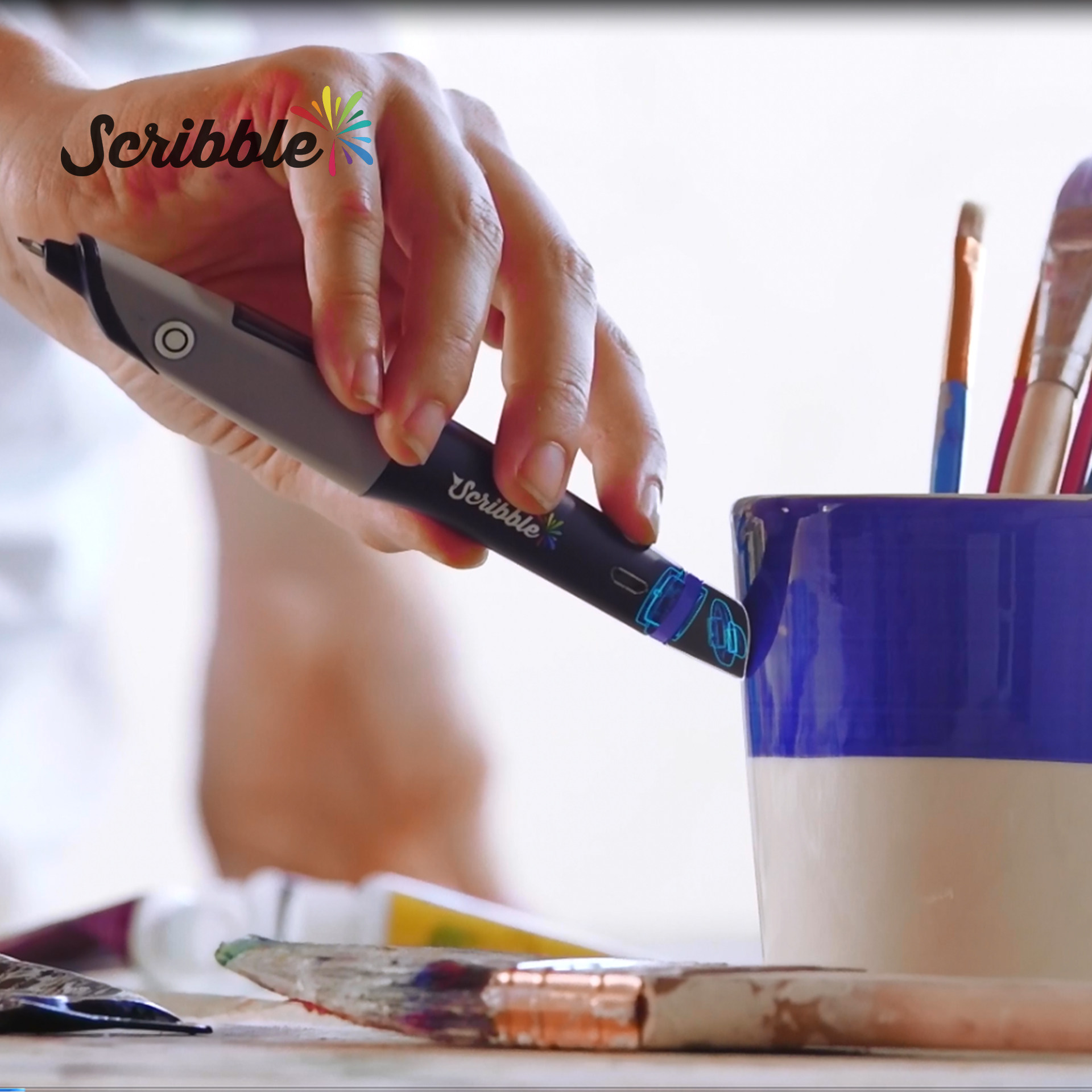 scribble pen智能取色笔|扫描色彩然后在纸上画的墨水笔|变色笔