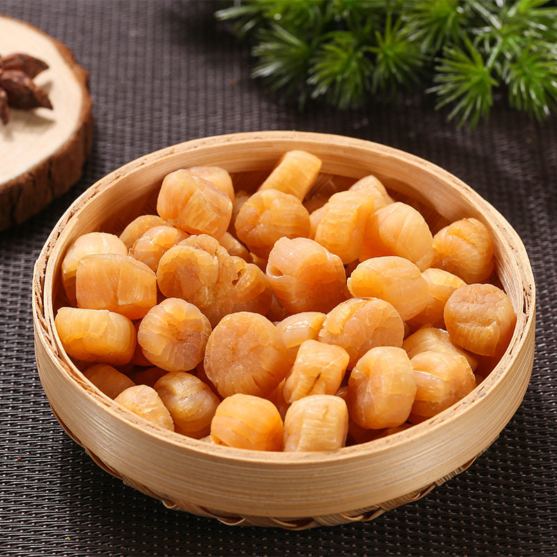 野生无盐特大元贝200头淡晒大连天然干贝海鲜元贝