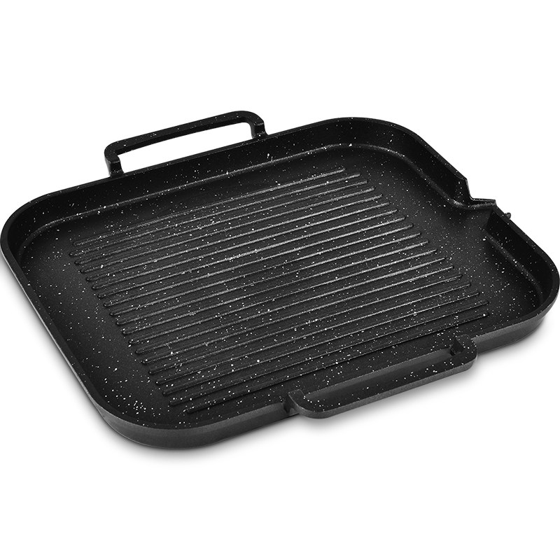 电磁炉烤盘韩式麦饭石烤盘家用不无烟烤肉商用铁板烧烧烤盘