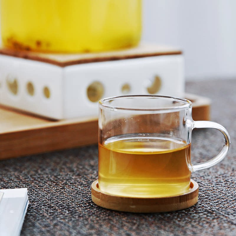 茶杯耐热透明随手玻璃小水水杯功夫茶品茗一口茶道