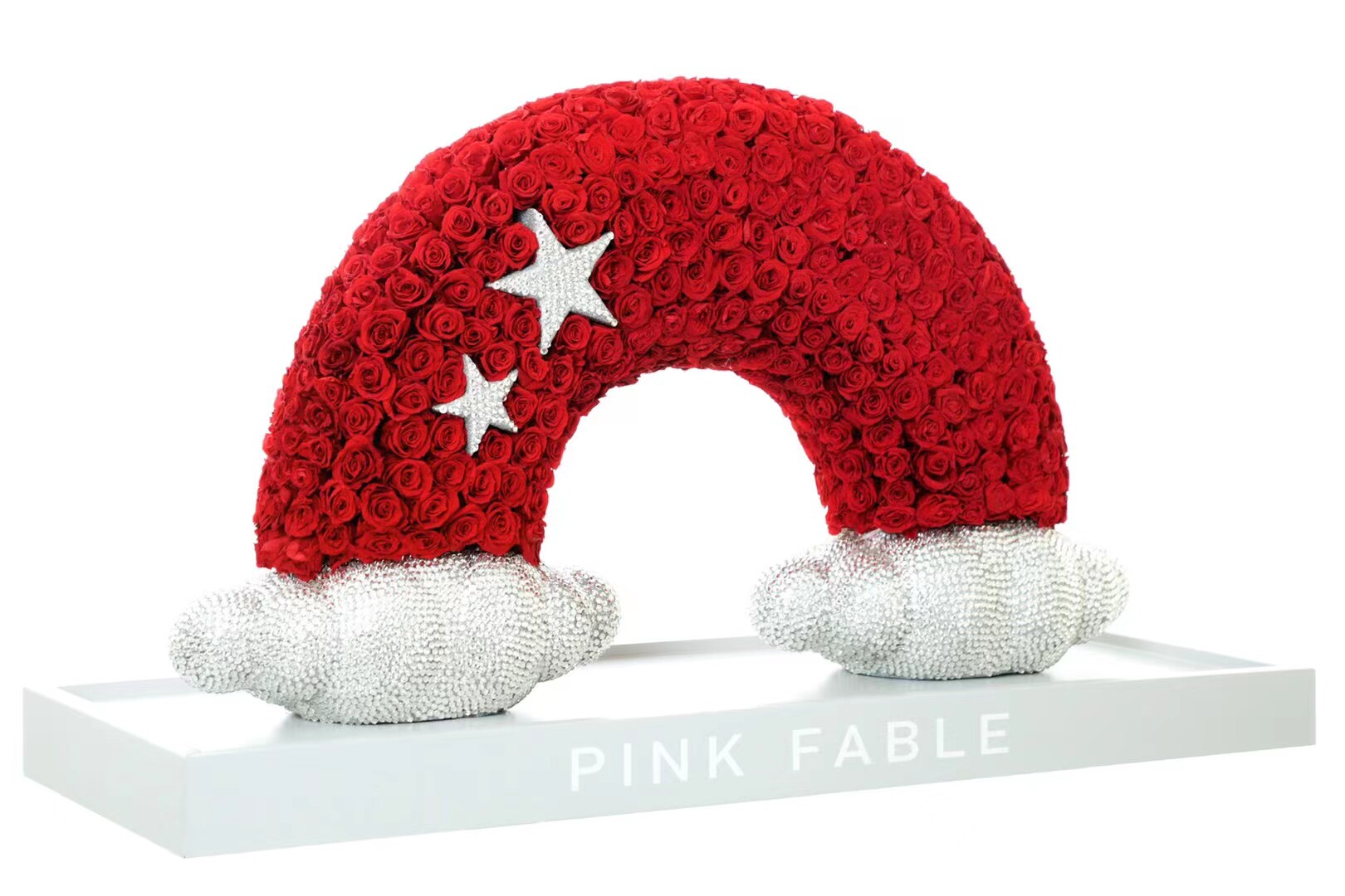 pinkfable永生花彩虹香皂花正品 送女友闺蜜家人礼品七夕网红同款