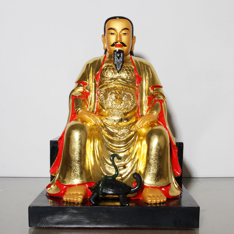 真武大帝神像玄天上帝魔天尊佑圣真树脂居家摆件