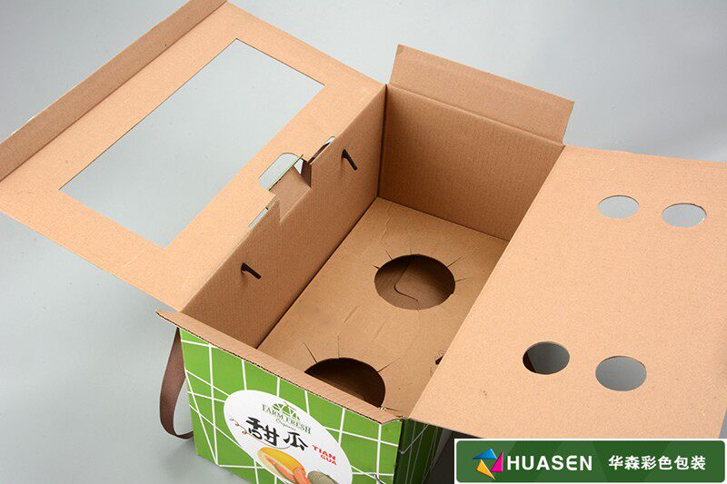 甜瓜礼品盒两个通用南汇玉姑网纹东方蜜包装盒厂家包装纸箱