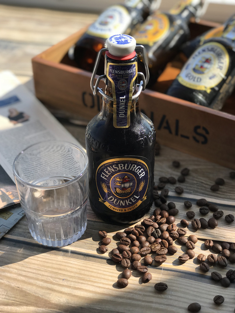 【新日期】德国进口flensburger 弗伦斯堡黑啤酒 330ml*24瓶 整箱