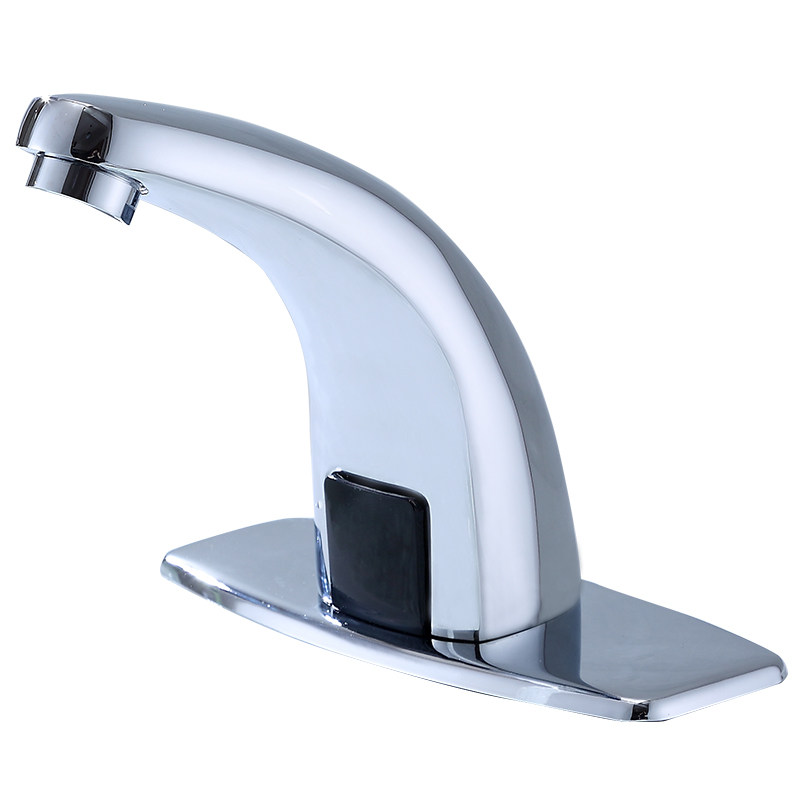 红外线感应器全自动出水开关冷热洗手盆厨房单冷智能感应式水龙头