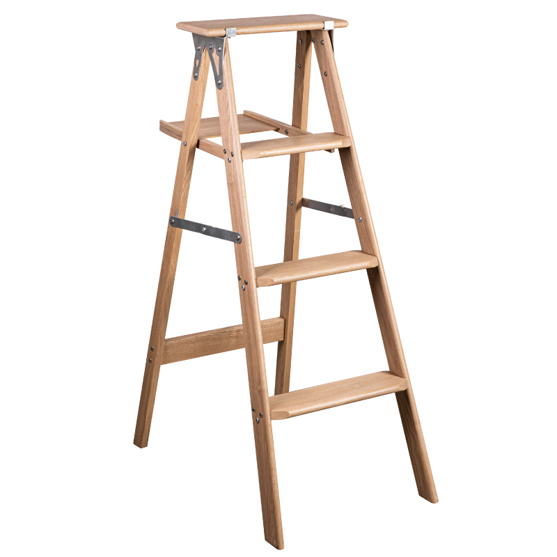 实木梯子户外外置收纳展示架花架多功能梯形储物家用梯