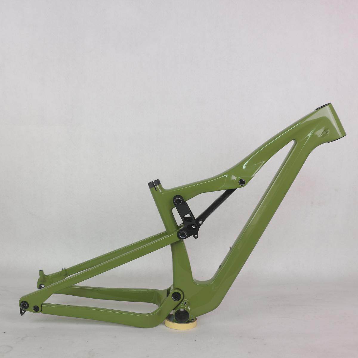 车架seraph碳架m18军绿27529寸软尾越野越野车自行车车架