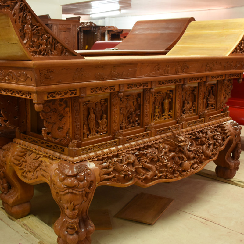 供桌香樟樟木实木寺院供台佛桌寺庙元宝桌小供桌