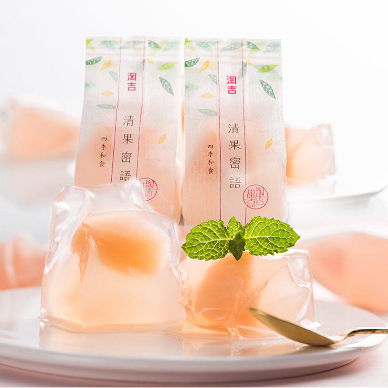 4公斤淘吉果冻布丁纸袋小包包装果肉胶原果冻