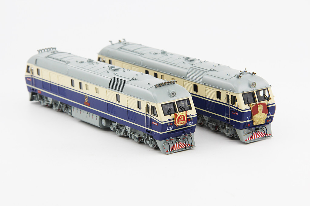 铜制礼品中国铁路东风内燃机车df11火车模型ho火车