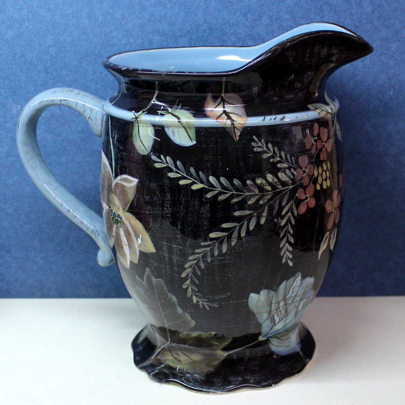 花瓶手绘釉下西洋油画风格陶瓷tracyporter水扎冷水壶