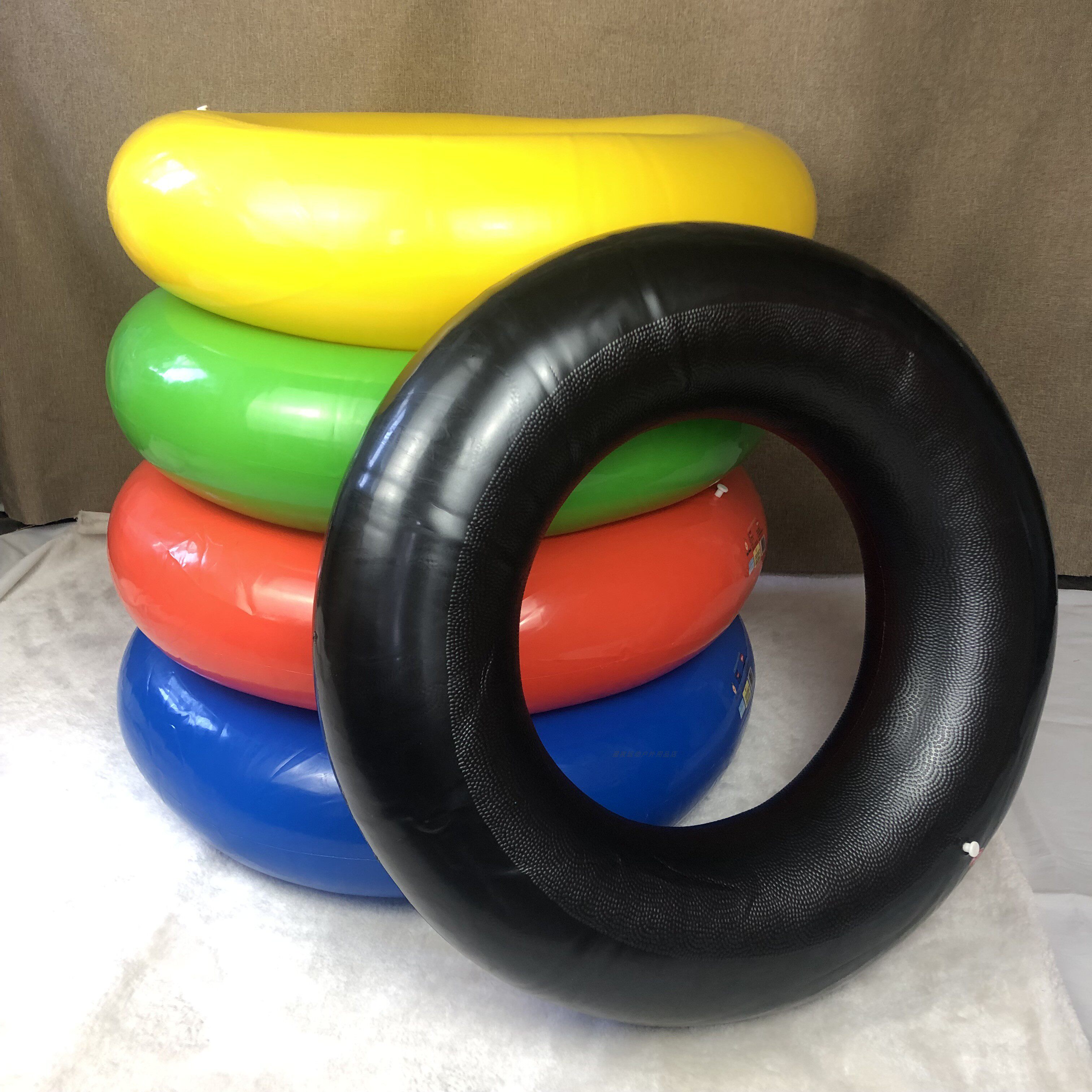 建大加厚成人儿童橡胶胶圈演出摄影游戏道具游泳圈