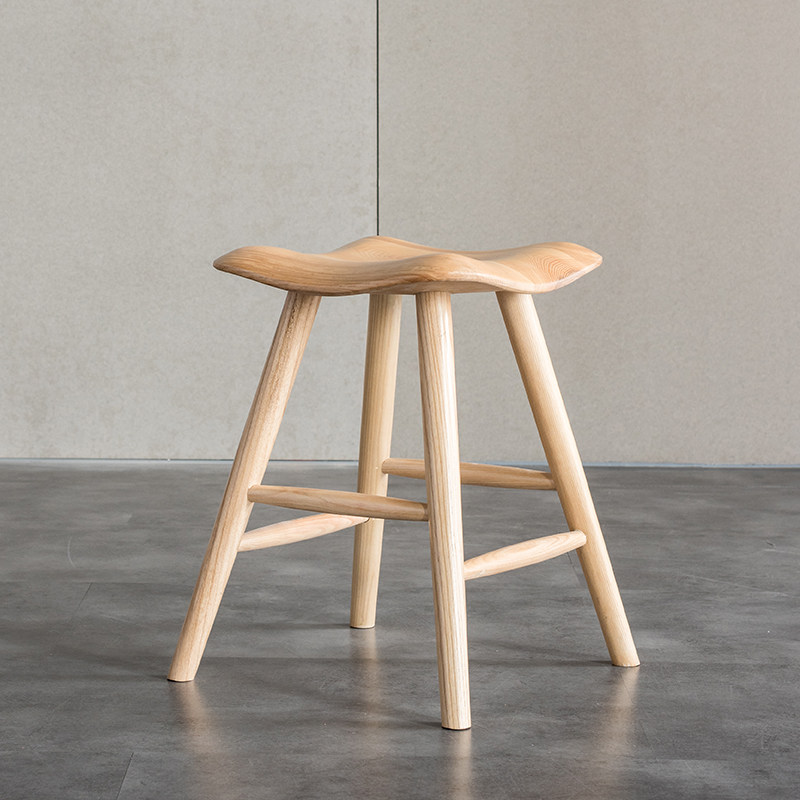 北欧实木矮凳餐凳化妆梳妆凳脚创意板凳木凳矮凳