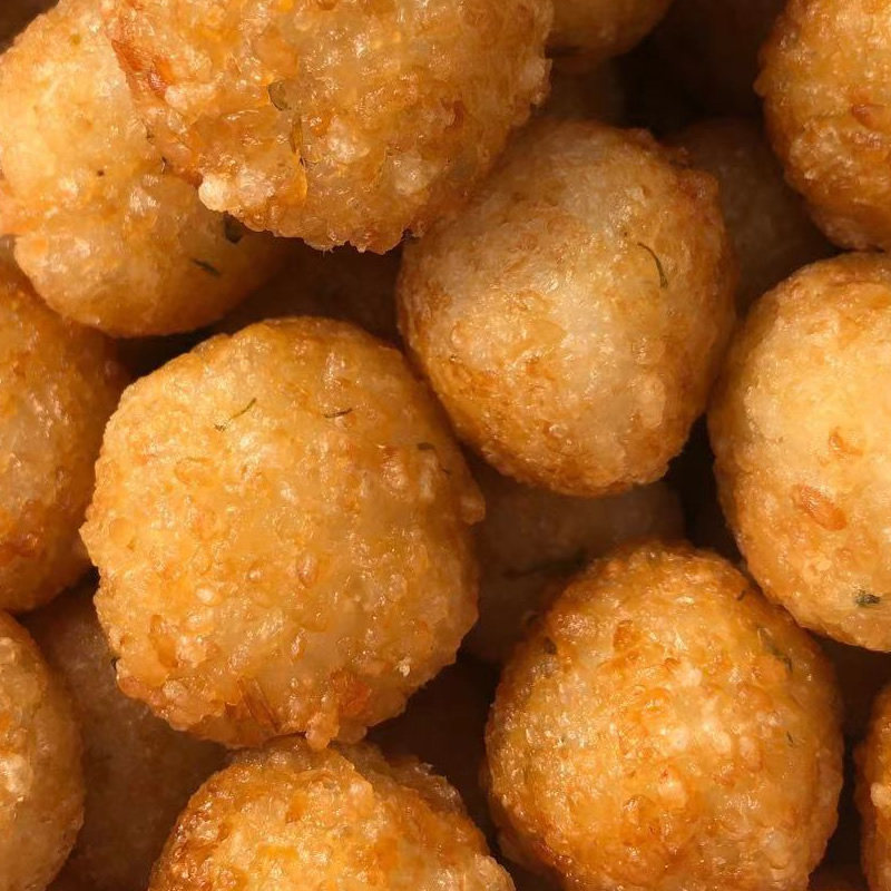 安徽特产特色油炸糯米圆子丸子素食手工自制汤圆